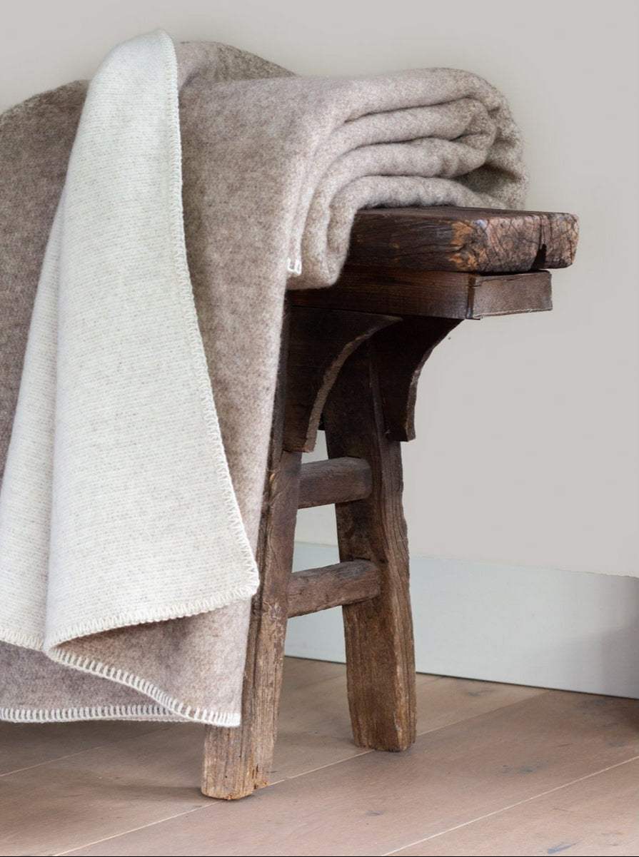 Wollen beddeken ECO FOSSIL