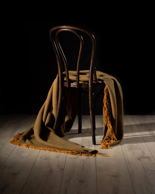 Wollen deken ZONSOPGANG