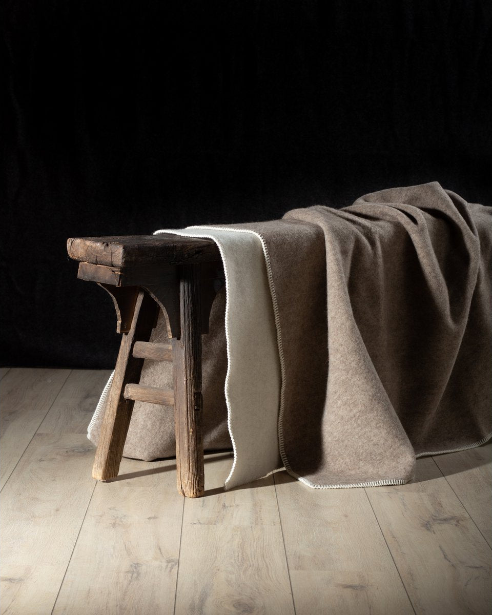 Wollen beddeken ECO FOSSIL