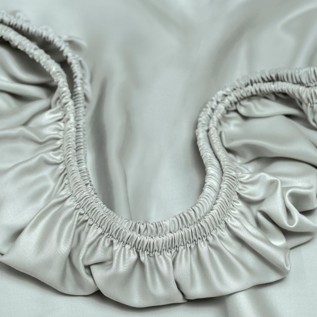 TENCEL™ - Sateen Hoeslaken Grijs Groen