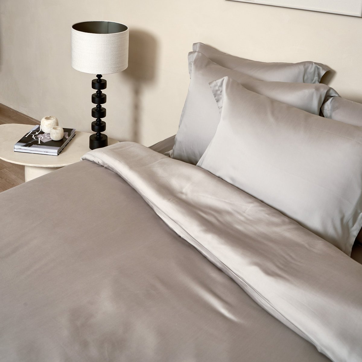 TENCEL™ - Sateen Dekbedovertrek Taupe