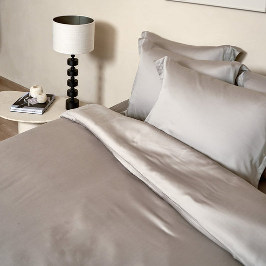 TENCEL™ - Sateen Dekbedovertrek Taupe