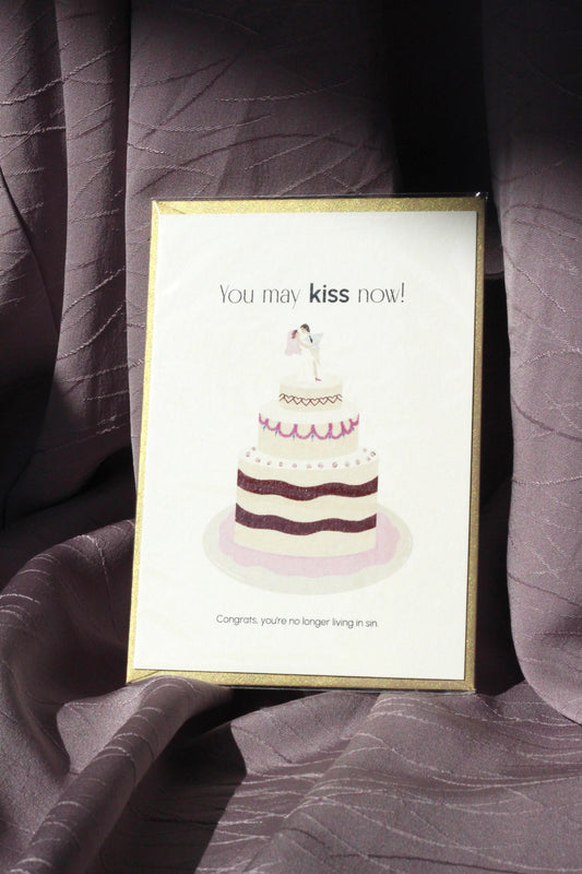 Huwelijkswenskaart First Kiss Creative Studio Eem