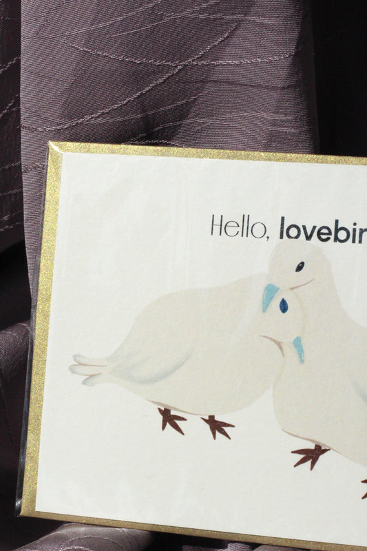 Huwelijkswenskaart Lovebirds Creative Studio Eem