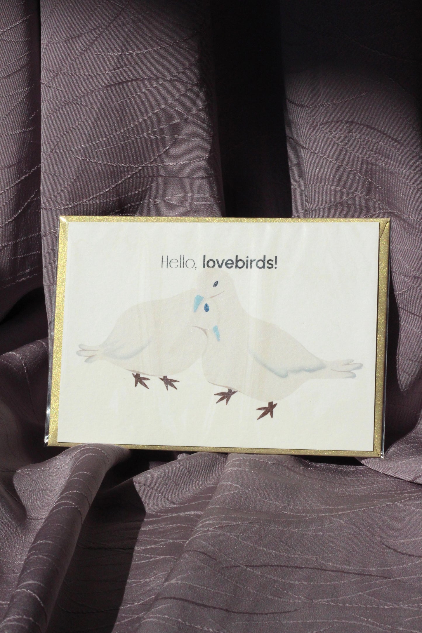Huwelijkswenskaart Lovesbirds Creative Studio Eem
