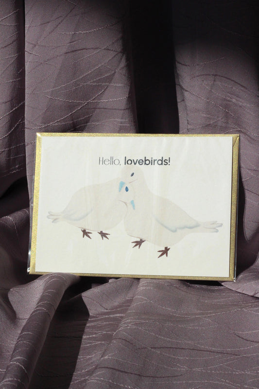 Huwelijkswenskaart Lovesbirds Creative Studio Eem