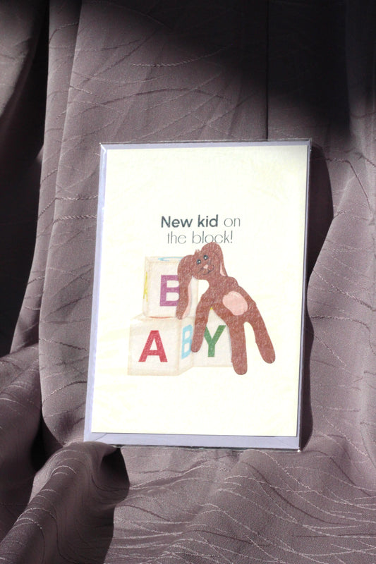 Geboortewenskaart New Kid on the Block Creative Studio Eem
