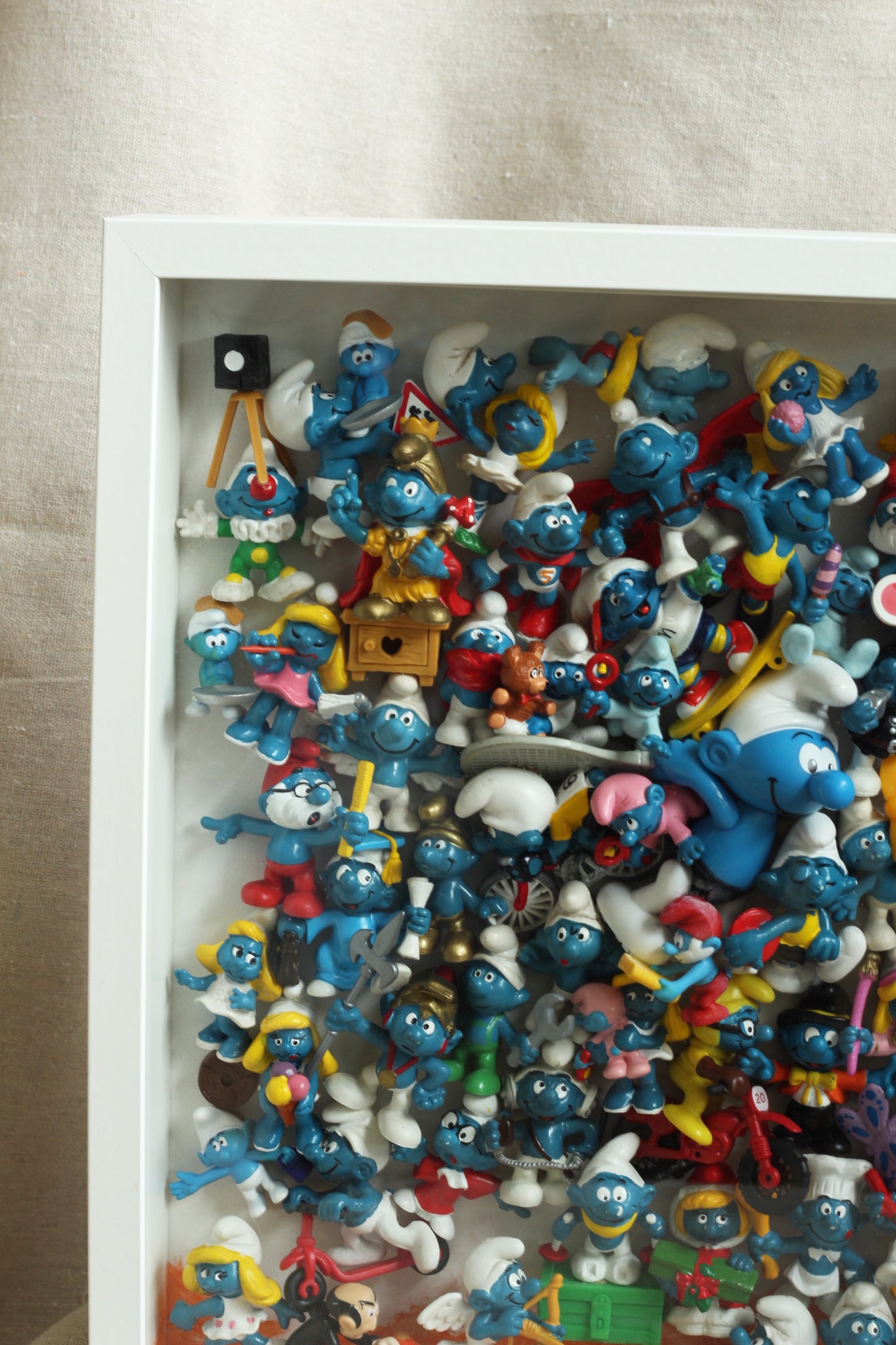 Kunstwerk Oldschool Smurfen Marijke Schoenmaker