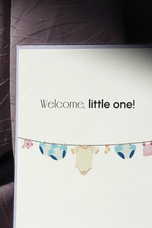 Geboortewenskaart Welcome! Creative Studio Eem