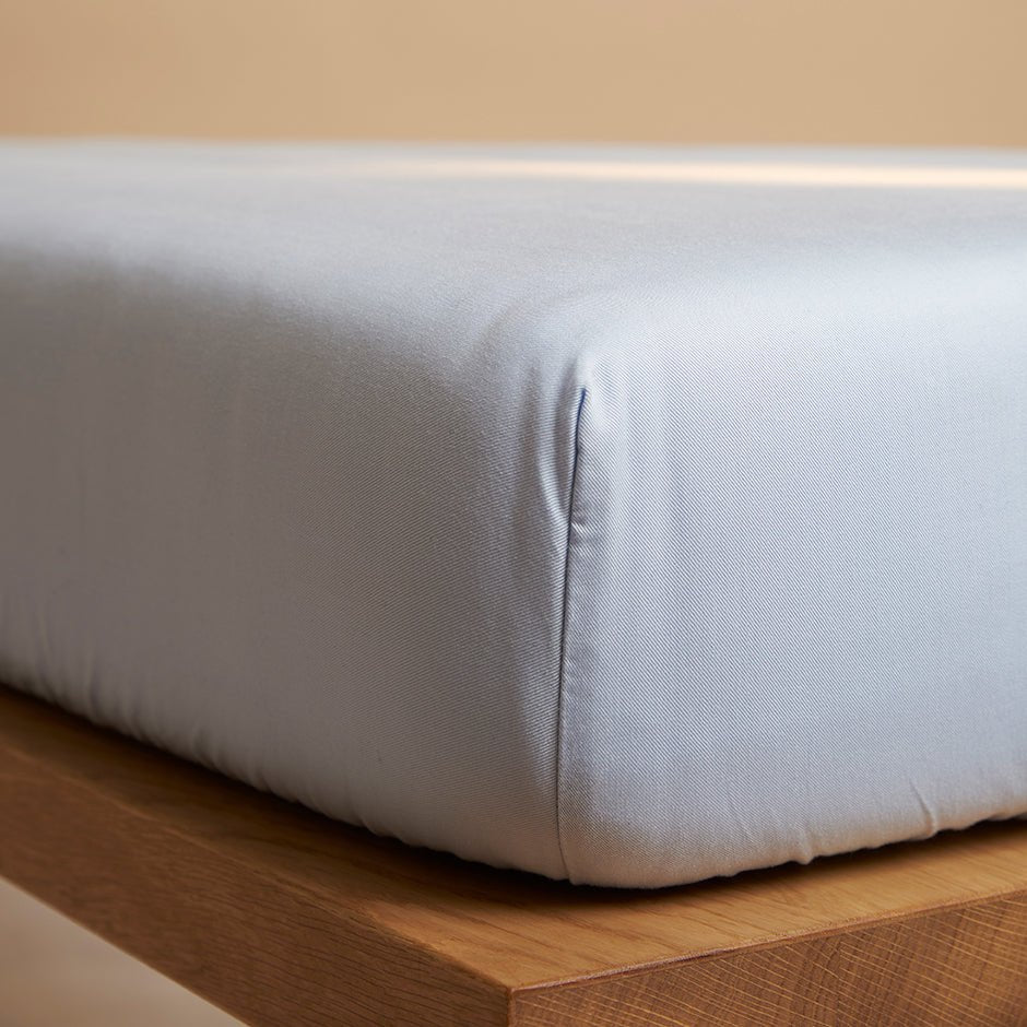 TENCEL™ - Twill Hoeslaken Licht Blauw
