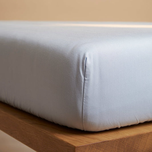 TENCEL™ - Twill Hoeslaken Licht Blauw