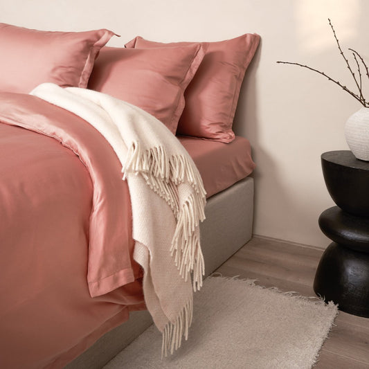 TENCEL™ - Sateen Dekbedovertrek Terra Roze