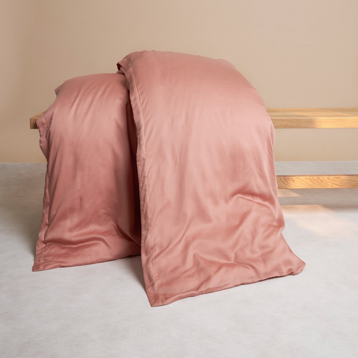 TENCEL™ - Sateen Dekbedovertrek Terra Roze