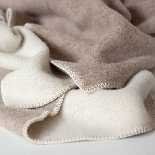 Wollen beddeken ECO FOSSIL